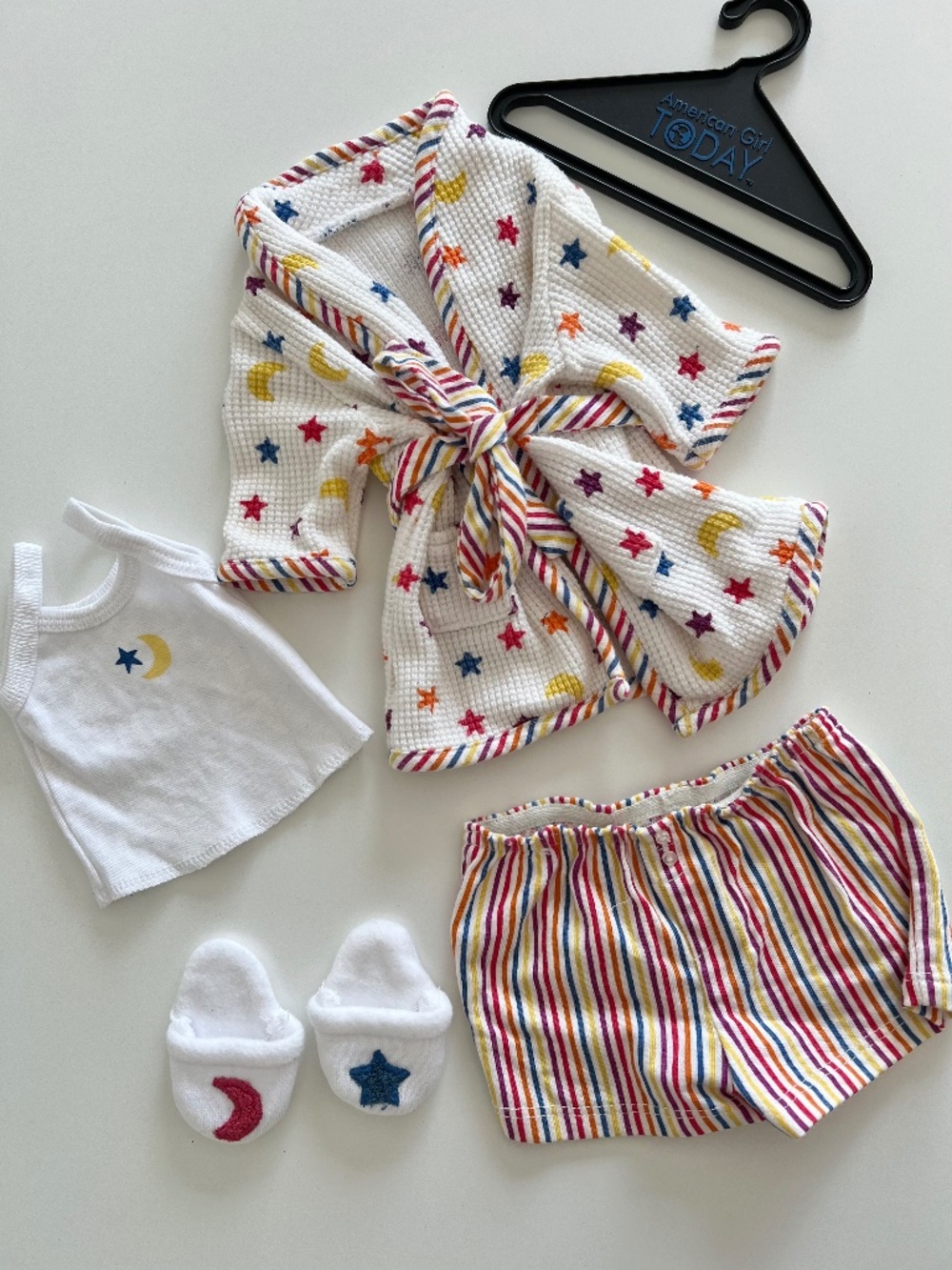 VINTAGE- 2000 - Pleasant Company American Girl Stars & Stripes PJ Set - COMPLETE